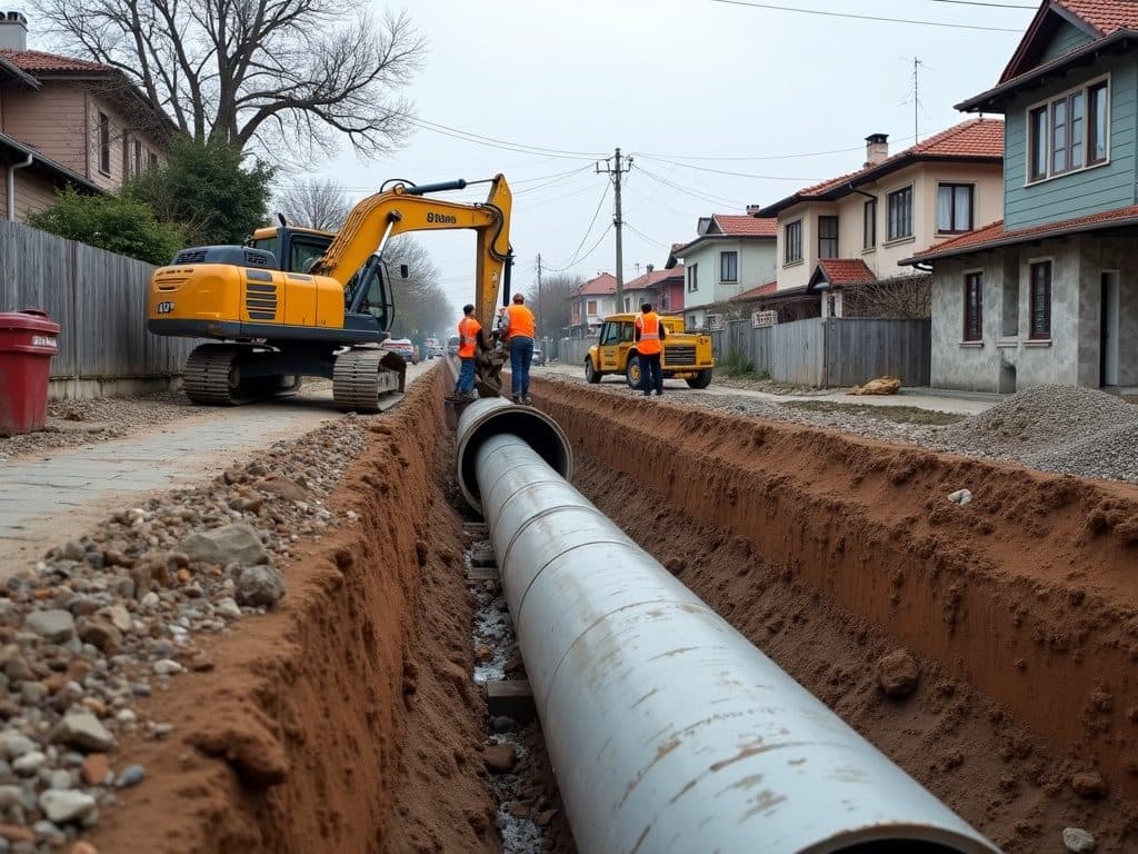 Infrastructure construction in various neighbourhoods of İnegöl district