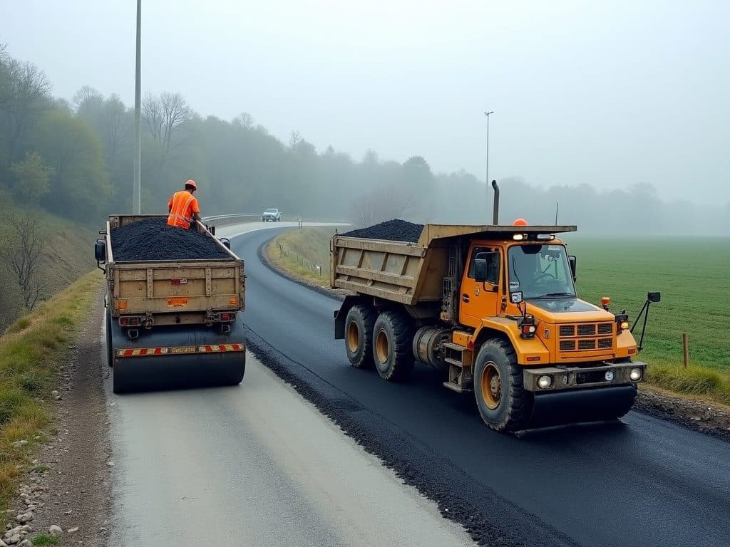Hot-Mix (BSK) Asphalt Paving Works